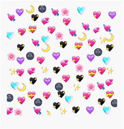 Aesthetic Emoji Heart Frame Tumblr Cute Kawaii Corazones