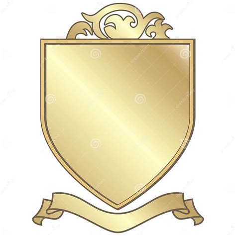 Golden Crest Stock Illustration Illustration Of Shield 1506921