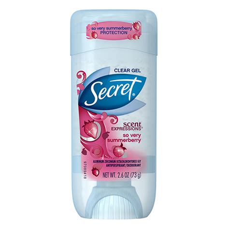 Secret Scent Expressions Clear Gel Antiperspirant And Deodorant 27 Oz