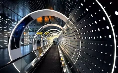 Guangzhou Airport Unveils Futuristic ‘space Time Tunnel