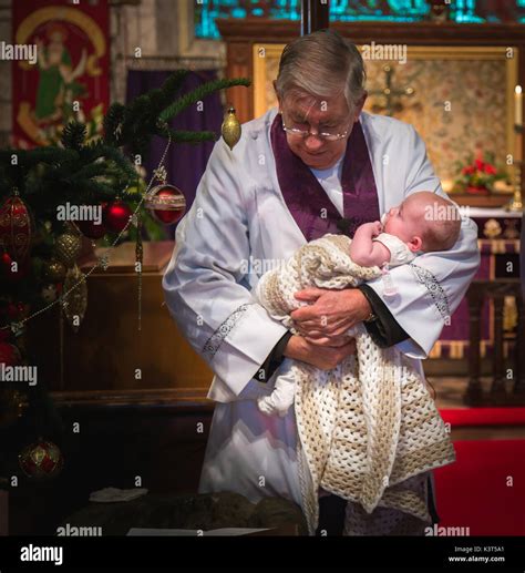 Baby Being Christened Hi Res Stock Photography And Images Alamy