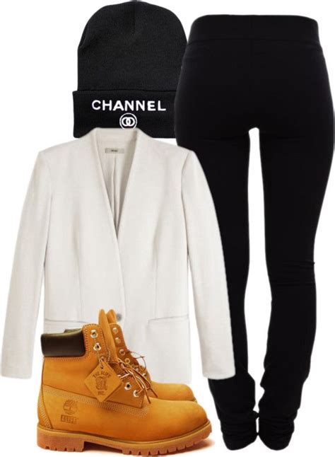 Mixed Some Swag With Bussines By Rayray669 Liked On Polyvore Timbs