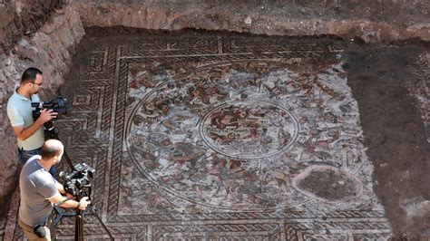 Large Roman Era Mosaic Discovered In Syrias Homs Province The Media Line