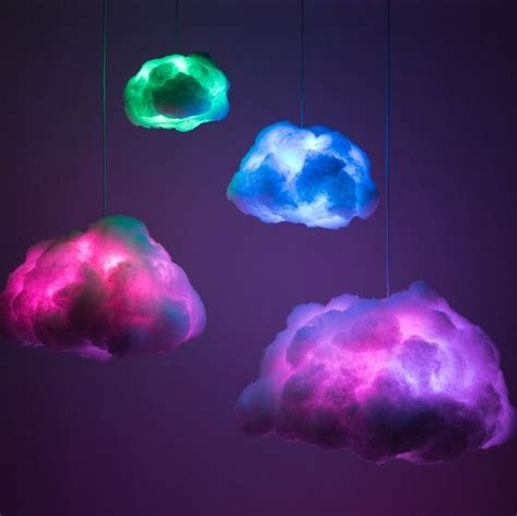 Cloud Shade Rgb By Richard Clarkson Diy Clouds Neon Room Cloud Lamp Diy