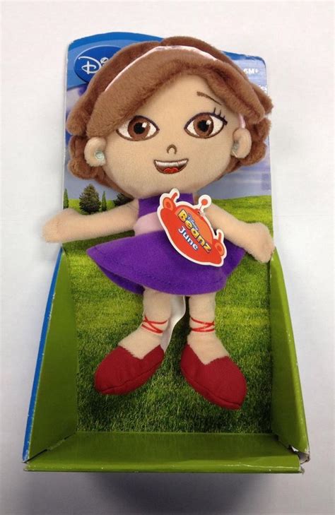Disney Little Einsteins Beanz June 9 Plush Toy Doll New In Box Htf