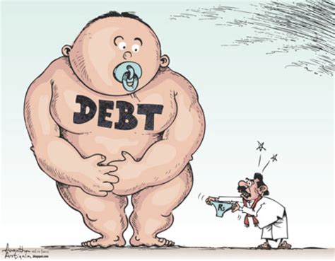 Debt By Awantha Politics Cartoon Toonpool