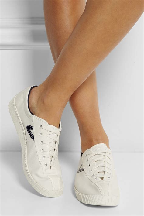 Lyst Tretorn Nylite Canvas Tennis Sneakers In White