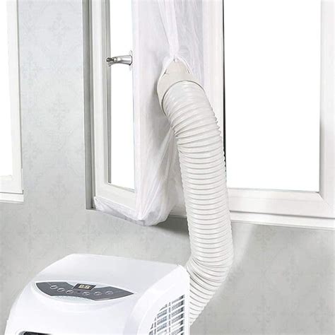 AirLock Window Seal With Zip For Portable Air Conditioner Units Mobile Air Conditioning Soft