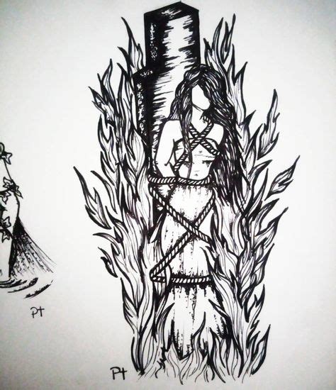 25 “burning Witches Tattoos” Ideas In 2021 Witch Tattoo Tattoos