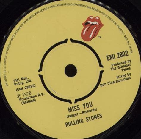 The Rolling Stones Miss You Uk 7 Vinyl Single 7 Inch Record 45