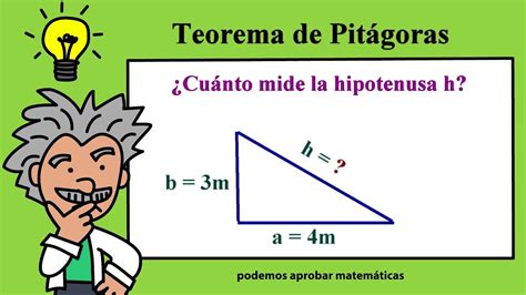 Teorema De Pit Goras Calcular La Hipotenusa Encontrar La Hipotenusa