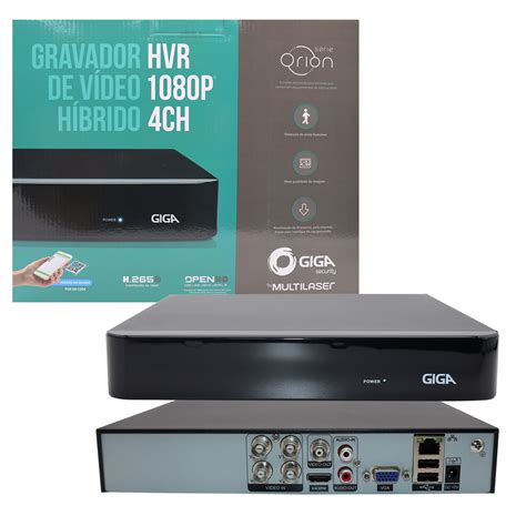DVR 4 Canais 1080P Orion GS0180 Giga Security você só encontra na TOP