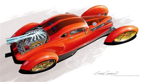Awesome Hot Rod Renderings By Gary Campesi