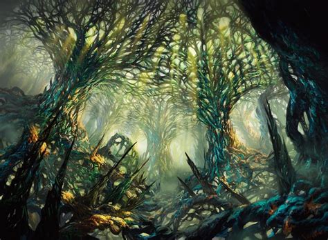 The Hunter Maze Mtg Art From Phyrexia All Will Be One Set By Alayna