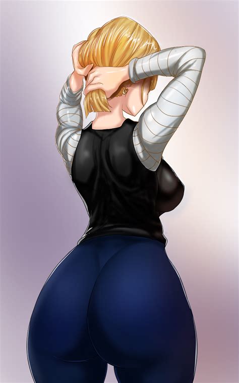 Rule 34 1girls Android 18 Ass Big Ass Big Breasts Breasts Dragon Ball