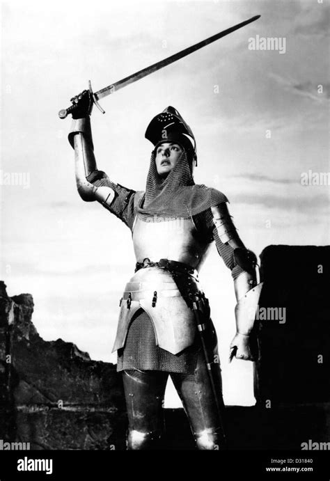 Joan Of Arc Portrait Black And White Stock Photos And Images Alamy