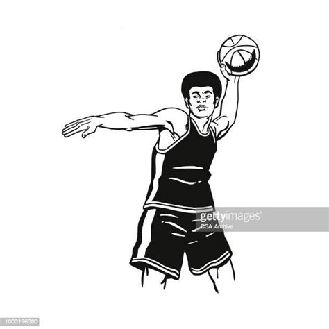 Black Basketball Player High Res Illustrations Getty Images