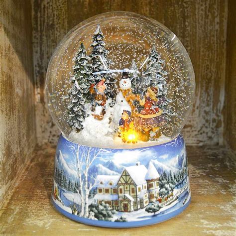 Large Musical Christmas Snow Globes For Sale In Uk 60 Used Large