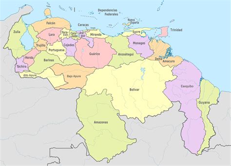 Organización Político Territorial De Venezuela Democracia Tardía En