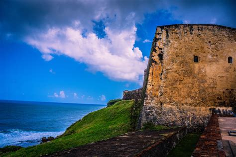 Castillo De San Cristobal San Juan Puerto Rico Natural Landmarks Landscape Photography