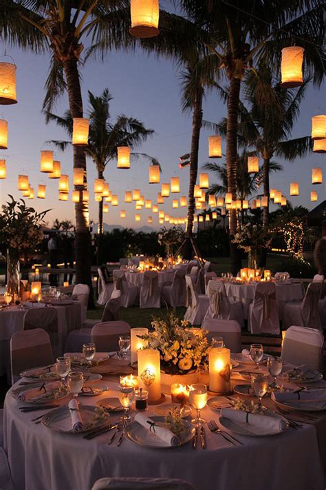 Outdoor Wedding Ideas 20 Amazing Ways To Use Floating Lanterns