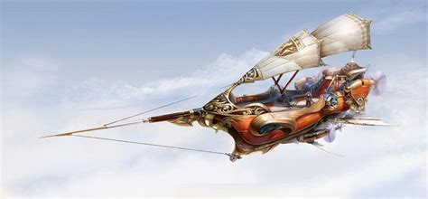 Fantasy Airship By Yuchenghong On Deviantart