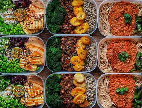 Protein Packed Meal Prep Avant Garde Vegan Protein Packed Meals