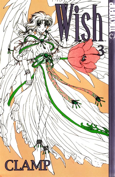 Clamp Wish Kohaku Manga Cover Anime Anjos