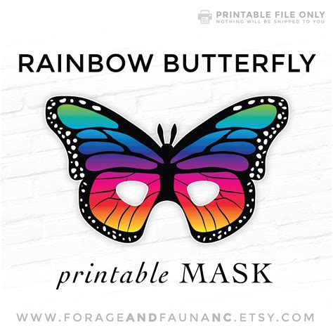 Butterfly Masquerade Mask Template