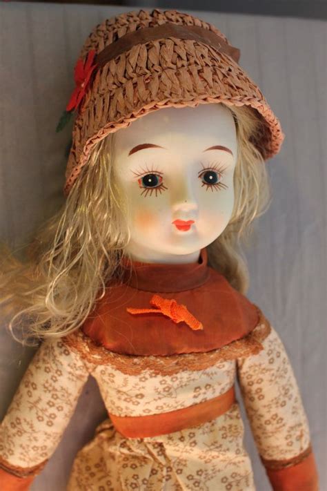 Porcelain Doll In Brown Victorian Dress Etsy Porcelain Dolls