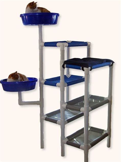 Simple cat tree blueprint these are a great way to provide your feline friend with exercise, a place to relax, and a place to scratch. Pinterest