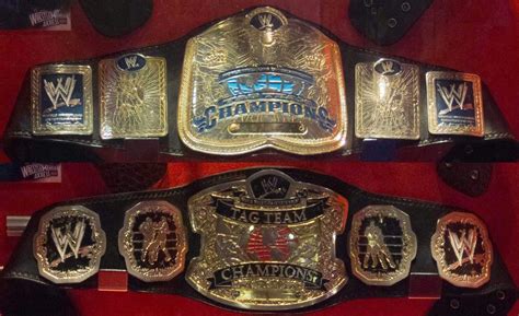 Wwe Raw And Smack Down World Tag Team Championship Belts Wwe Tag Team