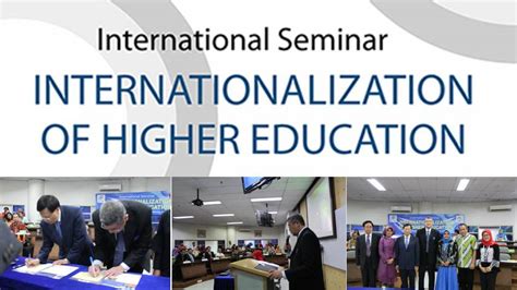 International Seminar Internationalization Of Higher Education