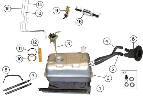 Jeep Cj Series 15 Gallon Fuel System Parts 76 86 Quadratec