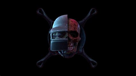 Perfect screen background display for desktop, iphone, pc, laptop, computer, android phone, smartphone, imac, macbook, tablet, mobile device. PUBG Skull & Helmet 4K Wallpapers | HD Wallpapers | ID #30025