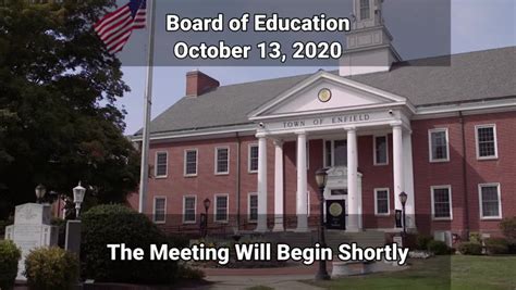 Enfield Ct Board Of Education October 13 2020 E Tv Free