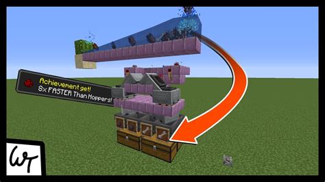 How to build a storage chest in minecraft? Hopper Minecart Item Sorter - Quick Redstone Tutorial ...