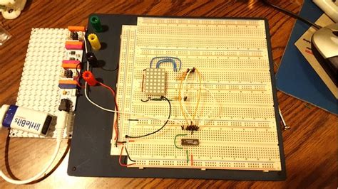 Build A 4 Bit Binary Counter With 5x7 Led Matrix Lekule Blog