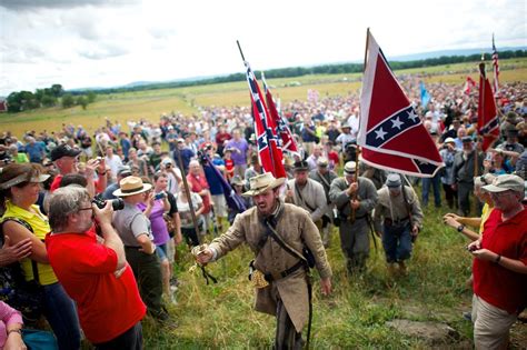 At Gettysburg A Battle Of History Vs Modernity The New York Times