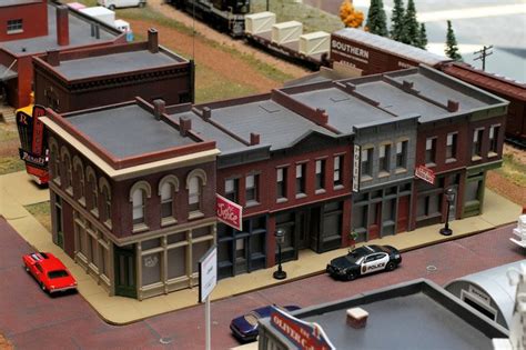 Downtown Street HO Scale Train Tables Pinterest Dioramas Model