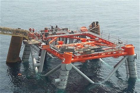 Phase 13 Jacket In Place At South Pars Offshore Iran Offshore