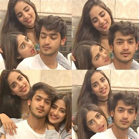 Sajal Ali And Saboor Ali With Their Brother Celebrity Siblings