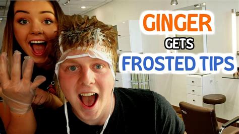 Ginger Gets Frosted Tips Hair Dye Experiment Youtube