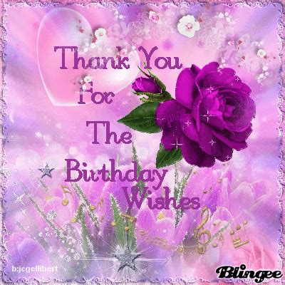Beautiful happy birthday images to wish your friends and family a fabulous birthday! Thank You For The Birthday Wishes Pictures, Photos, and ...