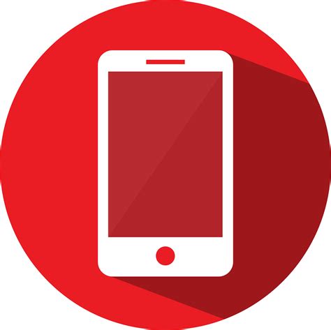 Mobile Icon Png Red Free Png Image