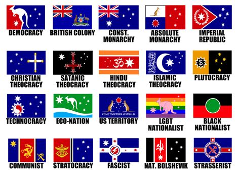 Super Deluxe Alternate Flags Of Australia By Wolfmoon25 On Deviantart