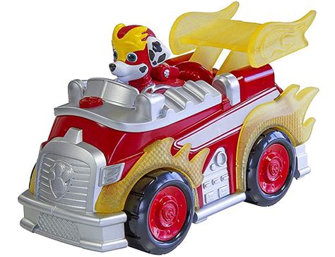 Spin Master Mighty Pups Paw Patrol Marshall Deluxe Vehicle Spielzeugauto