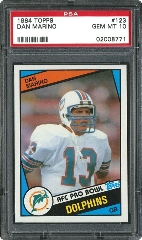 Here's a list of those who are ready to sell cards, memorabilia or break spots to you online. Football Cards - 1984 Topps | PSA CardFacts®