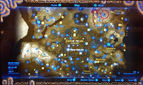 BOTW Shrine Map No DLC