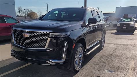 2021 Cadillac Escalade Premium Luxury Black Raven With Driver Assist